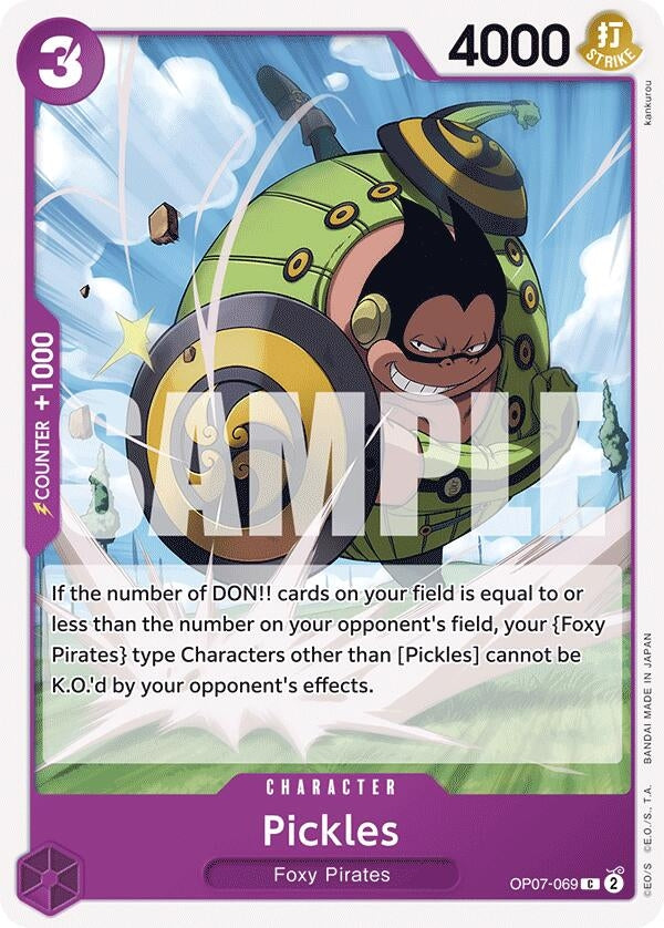 Pickles (7069) (OP07) - One Piece Card Game Single