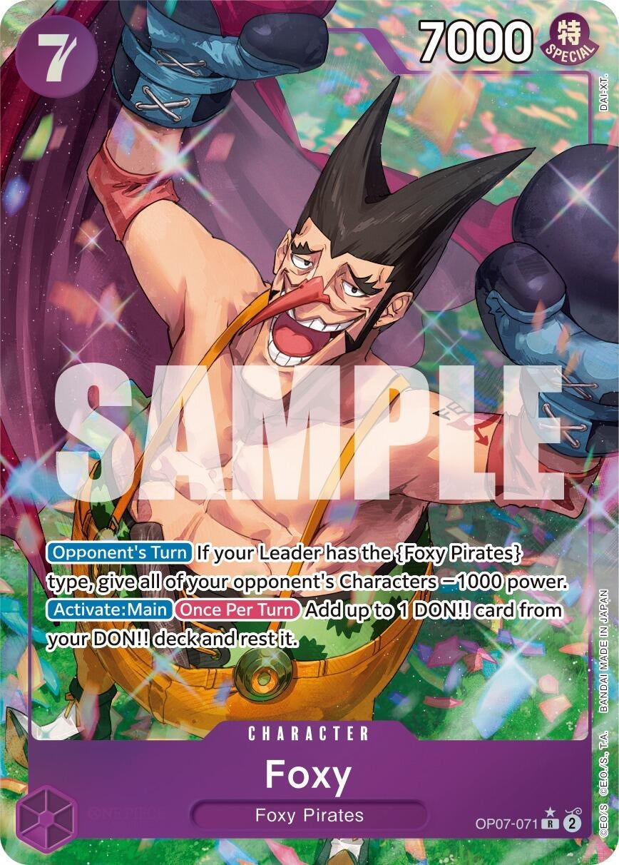 Foxy (071) (Parallel) (7071) (OP07) - One Piece Card Game Single