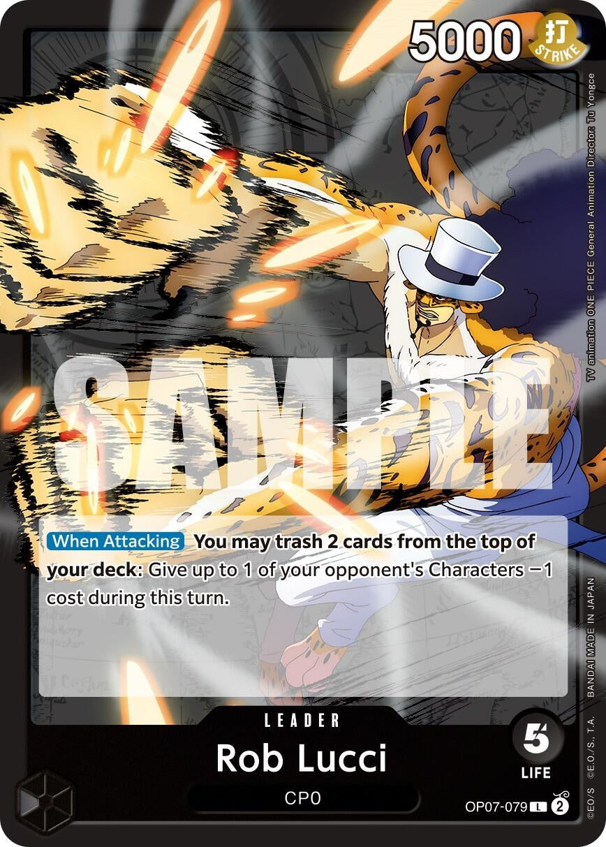 Rob Lucci (079) (7079) (OP07) - One Piece Card Game Single