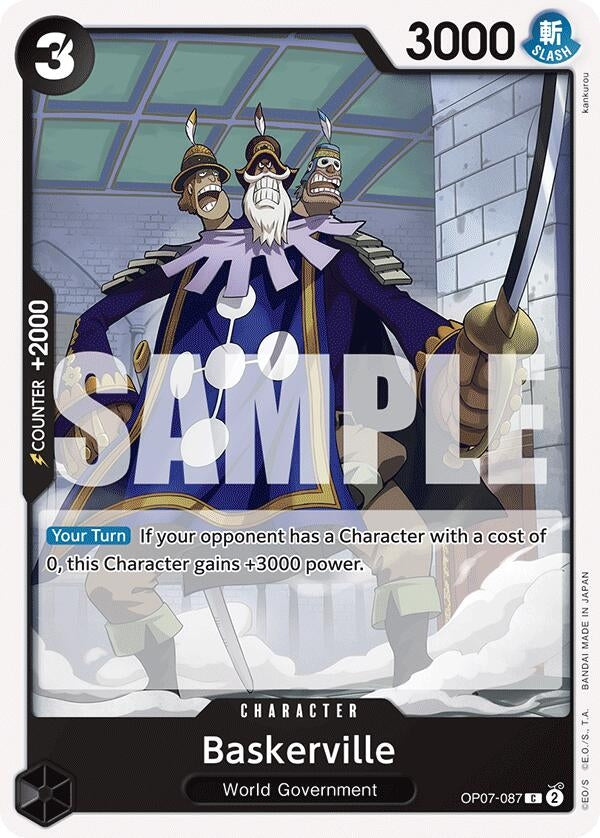 Baskerville (7087) (OP07) - One Piece Card Game Single