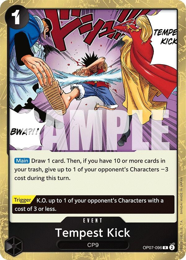 Tempest Kick (7096) (OP07) - One Piece Card Game Single
