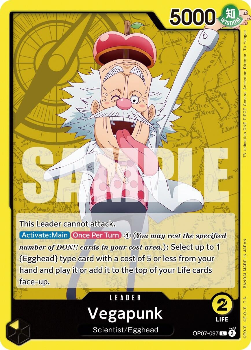 Vegapunk (7097) (OP07) - One Piece Card Game Single