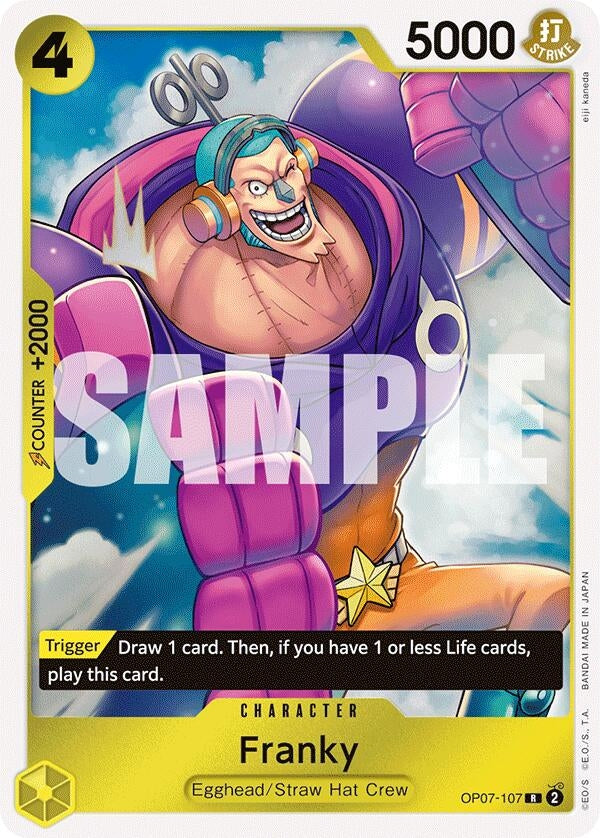 Franky (7107) (OP07) - One Piece Card Game Single