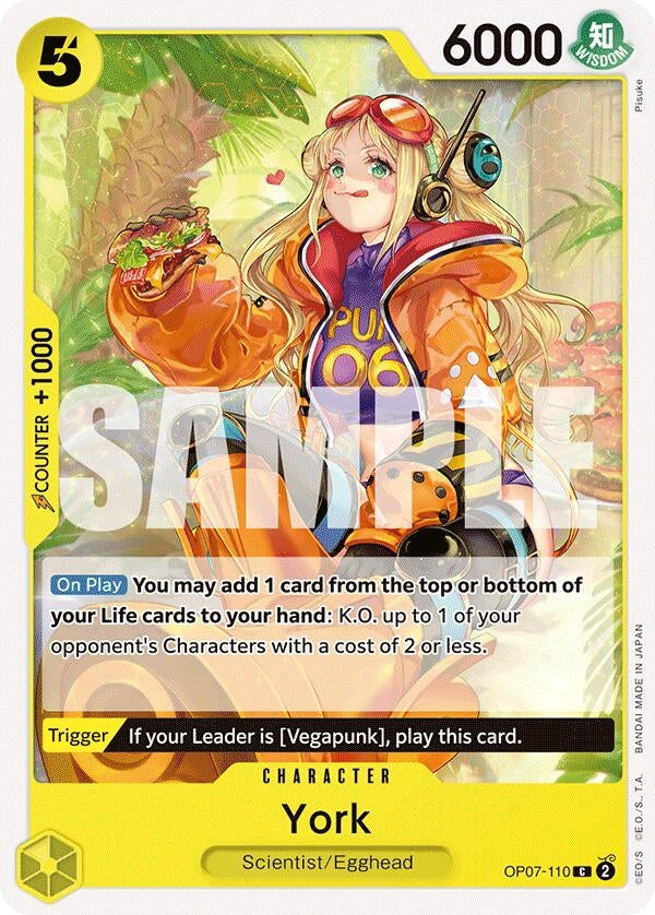York (7110) (OP07) - One Piece Card Game Single