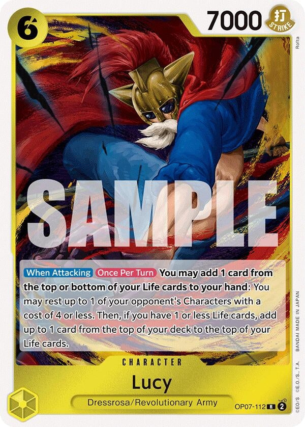 Lucy (7112) (OP07) - One Piece Card Game Single
