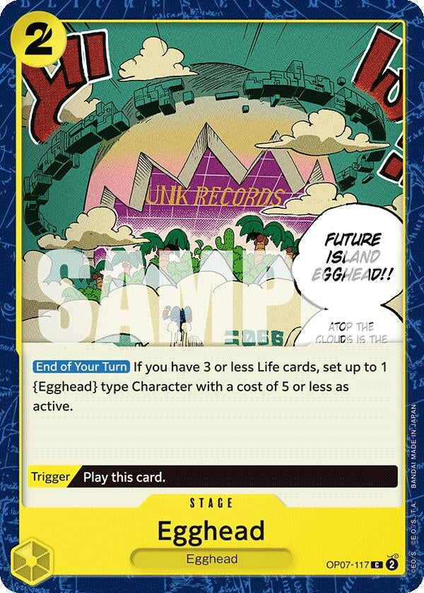 Egghead (7117) (OP07) - One Piece Card Game Single
