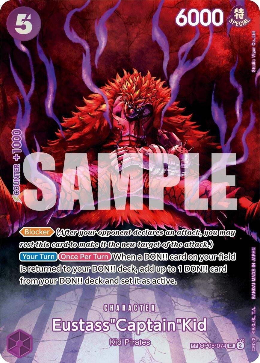 Eustass’Captain’Kid (SP) (5074) (OP07) - One Piece Card Game Single