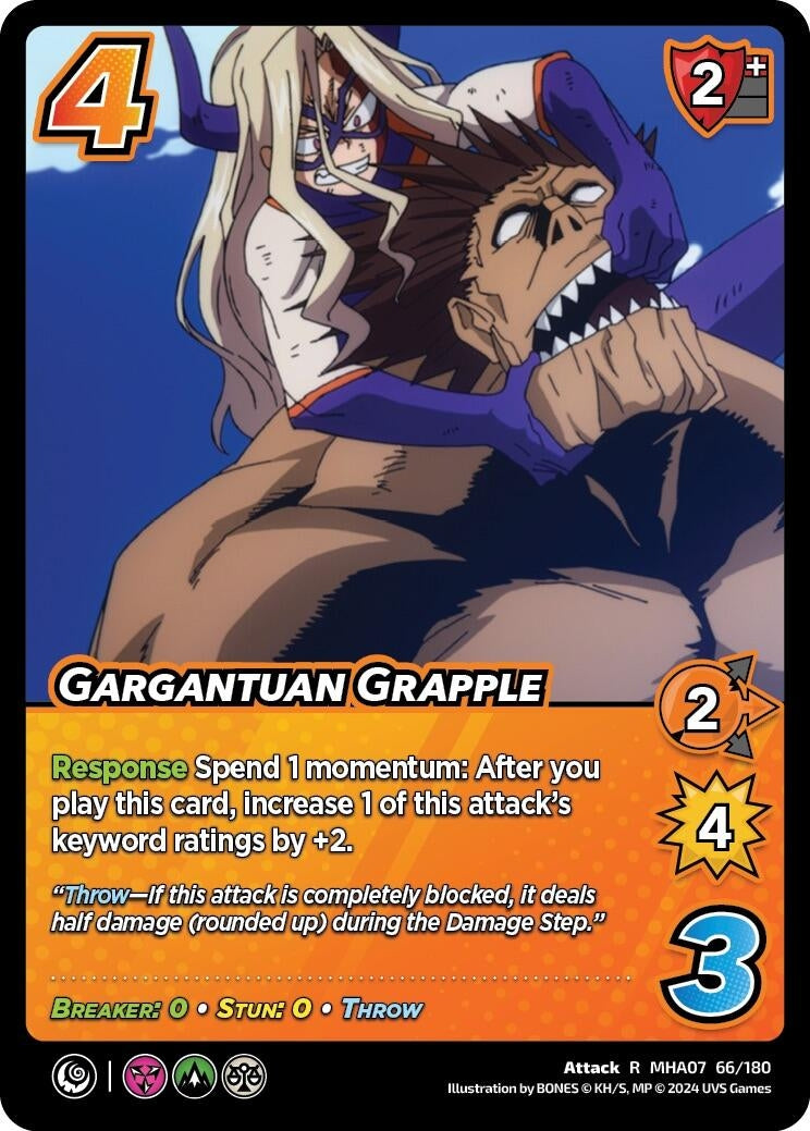Gargantuan Grapple (66) [MHA7] - UniVersus Single