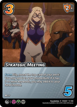 Strategic Meeting (71) [MHA7] - UniVersus Single