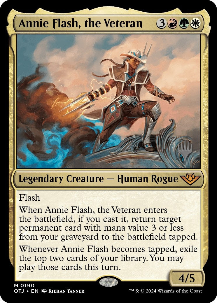 Annie Flash the Veteran (190) [PPOTJ] - MTG Single