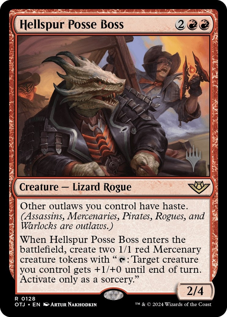 Hellspur Posse Boss (128) [PPOTJ] - MTG Single