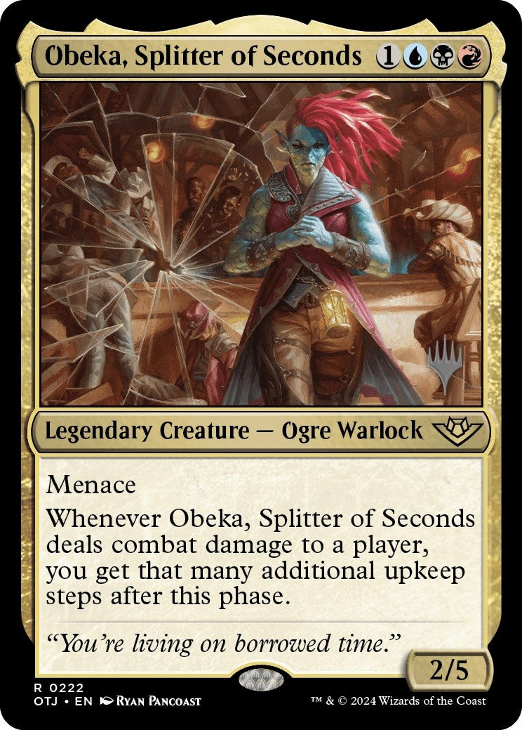 Obeka Splitter of Seconds (222) [PPOTJ] - MTG Single