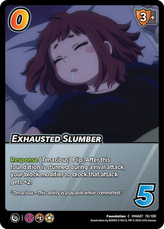 Exhausted Slumber (78) [MHA7] - UniVersus Single