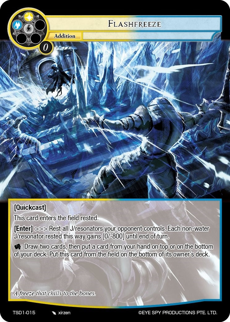 Flashfreeze (1015) [TSD1] - Force of Will Single