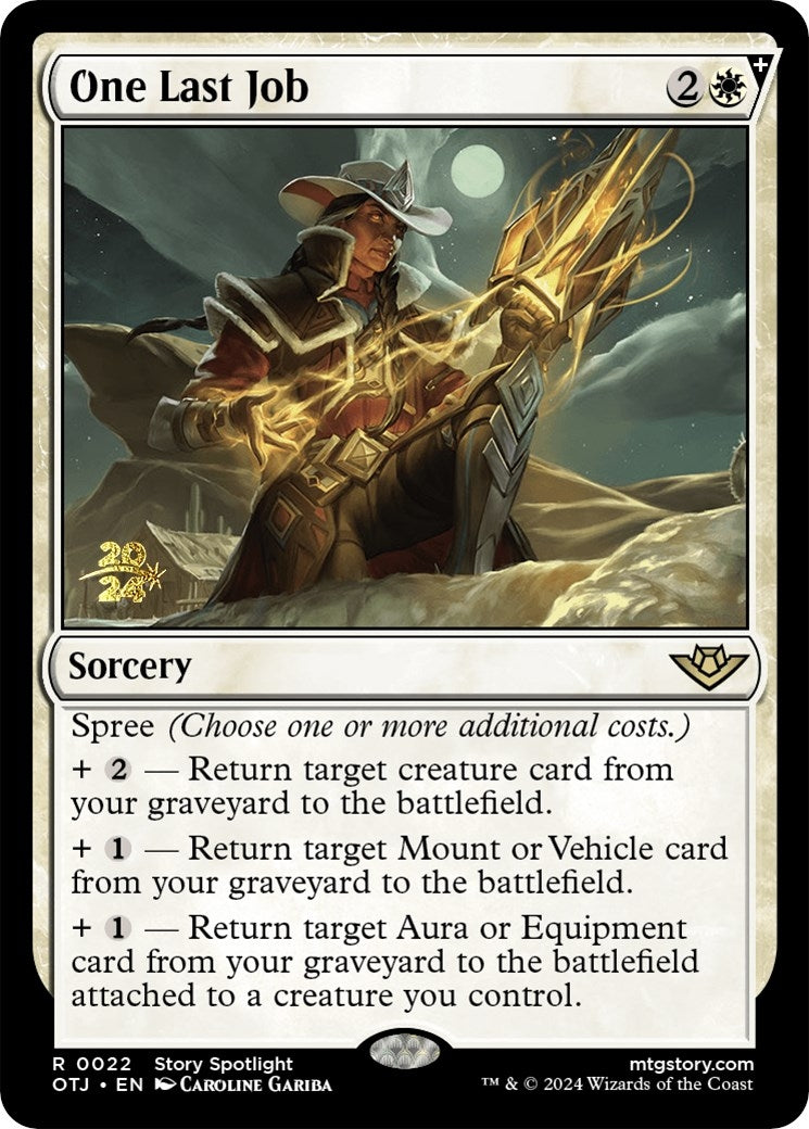 One Last Job (22) [PRE] - MTG Single