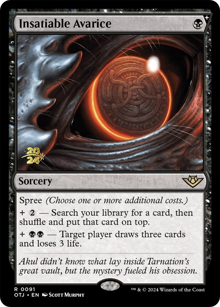 Insatiable Avarice (91) [PRE] - MTG Single