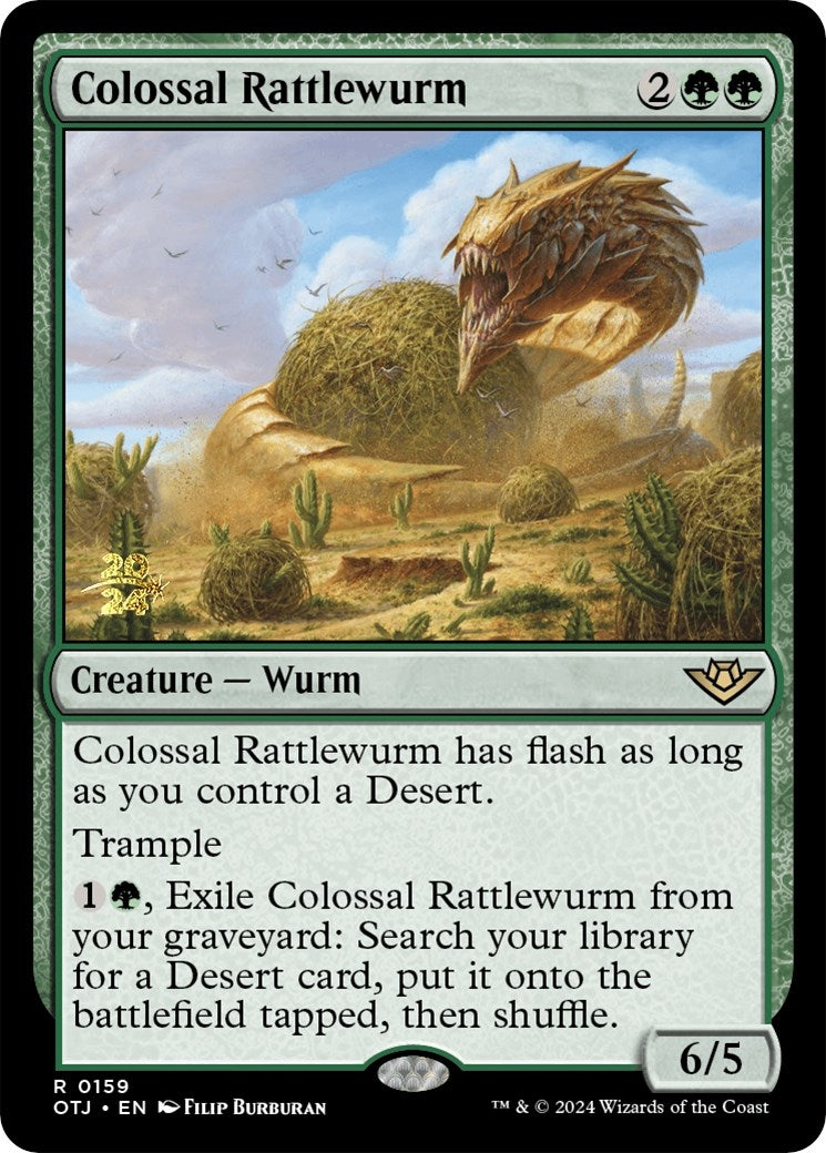 Colossal Rattlewurm (159) [PRE] - MTG Single