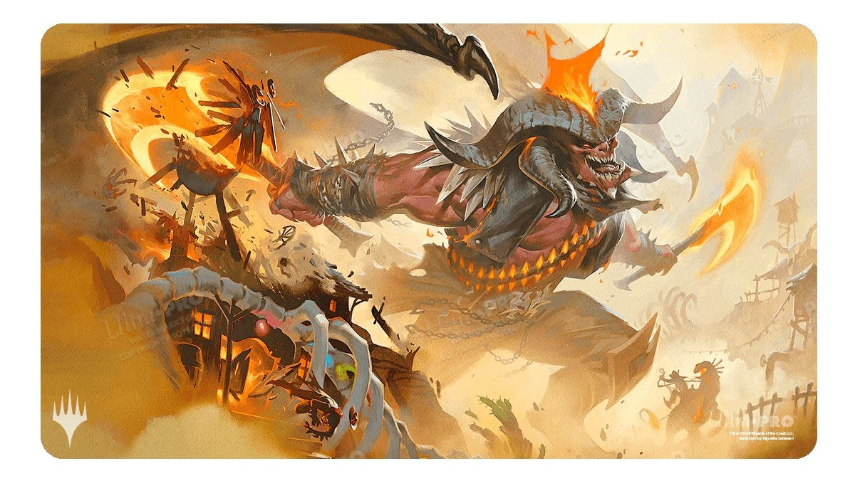 Outlaws of Thunder Junction Rakdos the Muscle Standard Gaming Playmat for Magic: The Gathering - Playmats Sealed
