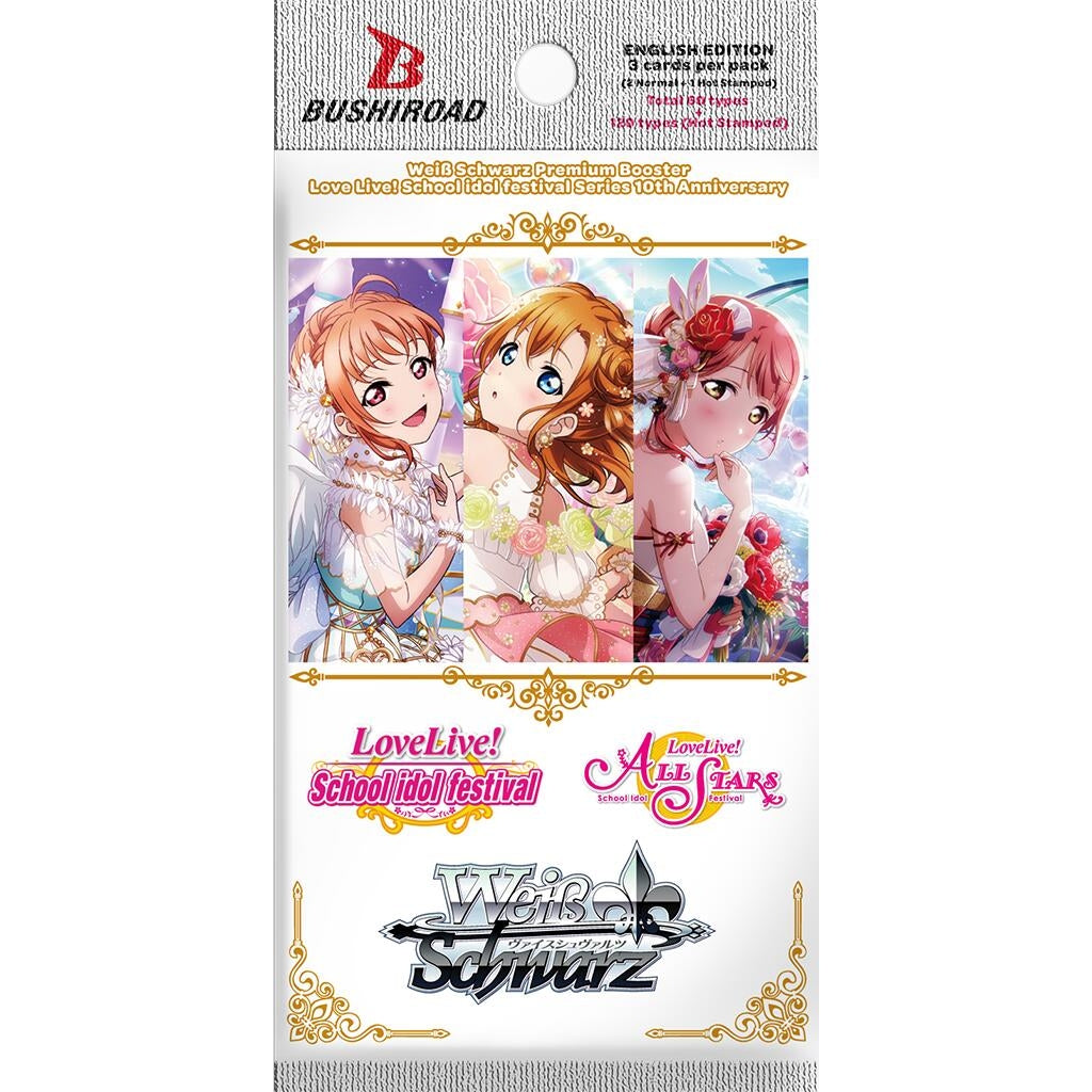 Love Live! School Idol Festival Series 10th Anniversary Premium Booster Pack [LL] - Weiss Schwarz Sealed