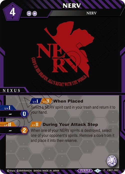 NERV (1062) [CB01] - Battle Spirits Saga Single