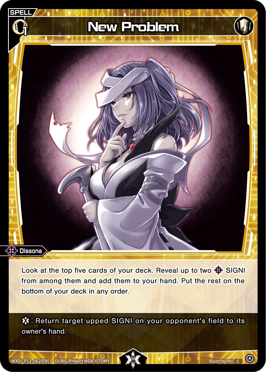 New Problem (12062) [WXDi-P12] - WIXOSS Single