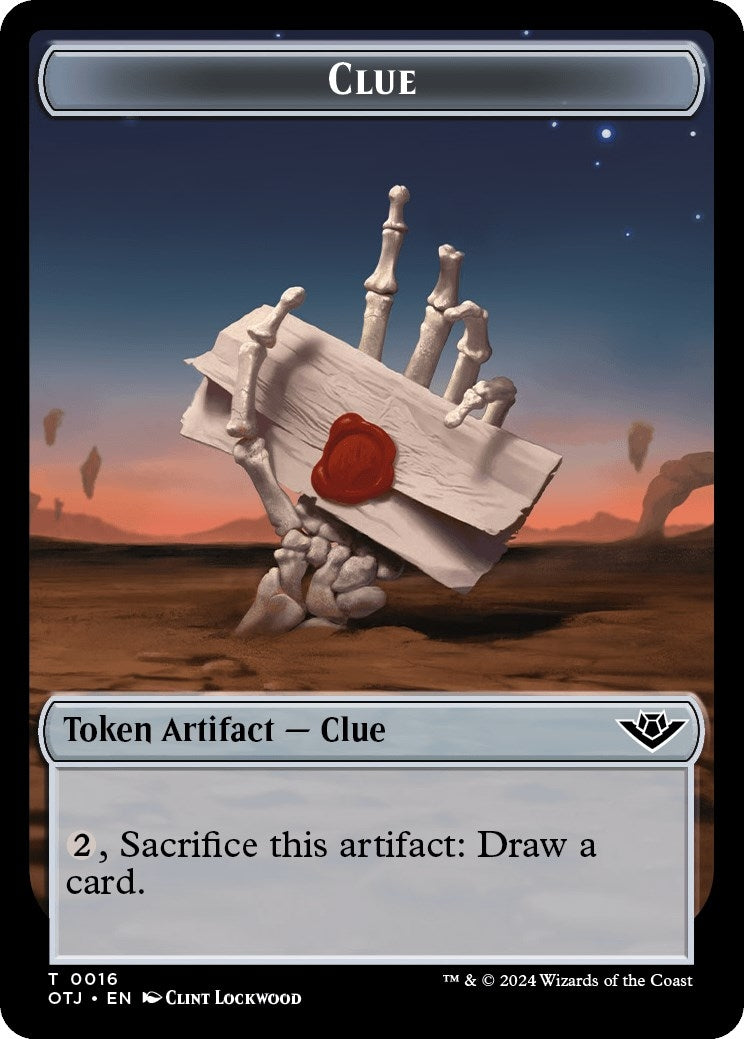 Clue // Plot Double-Sided Token (0) [OTJ] - MTG Single