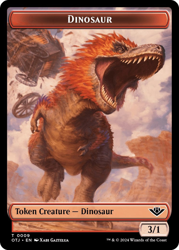 Dinosaur // Plot Double-Sided Token (0) [OTJ] - MTG Single