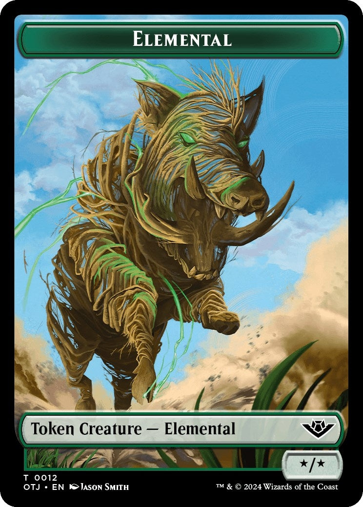 Elemental Token (0) [OTJ] - MTG Single