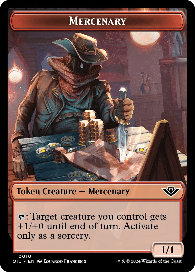 Mercenary // Map Double-Sided Token (0) [OTJ] - MTG Single