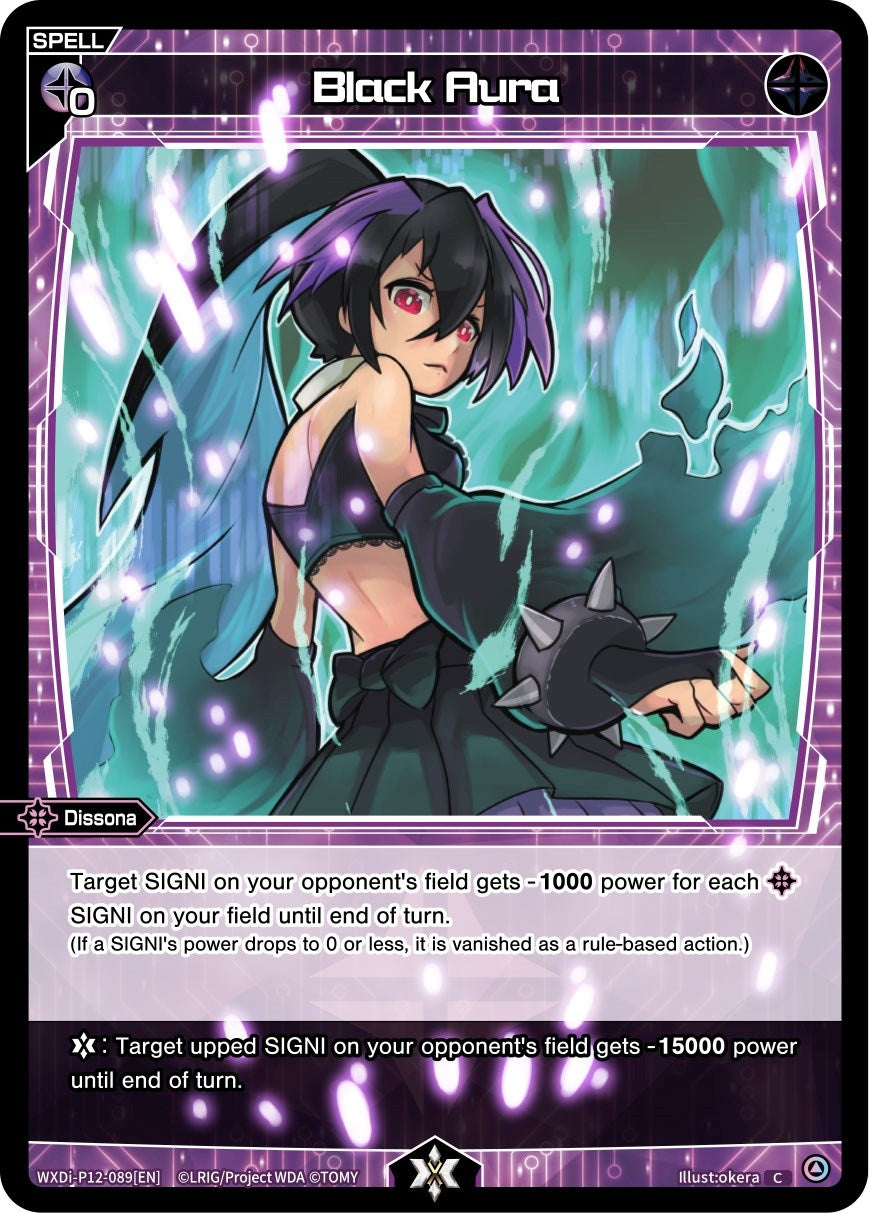 Black Aura (12089) [WXDi-P12] - WIXOSS Single