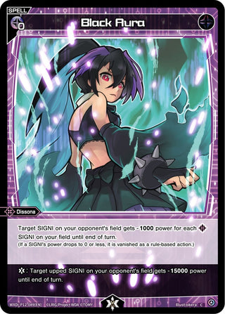 Black Aura (12089) [WXDi-P12] - WIXOSS Single