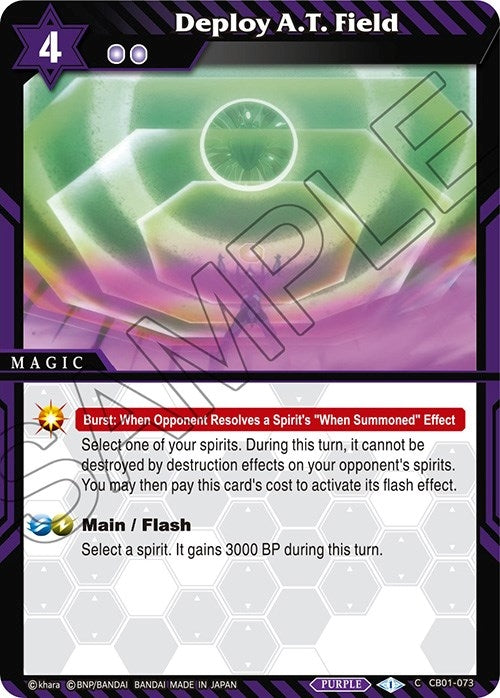Deploy A.T. Field (1073) [CB01] - Battle Spirits Saga Single
