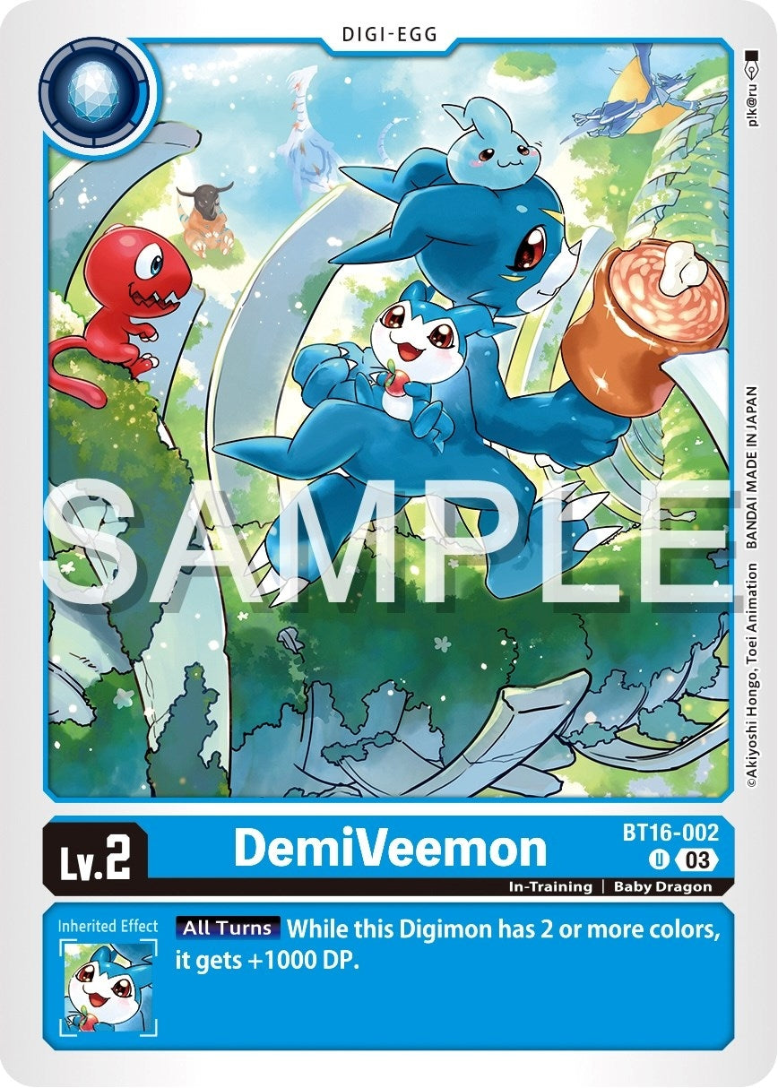 DemiVeemon (16002) [BT16] - Digimon Card Game Single