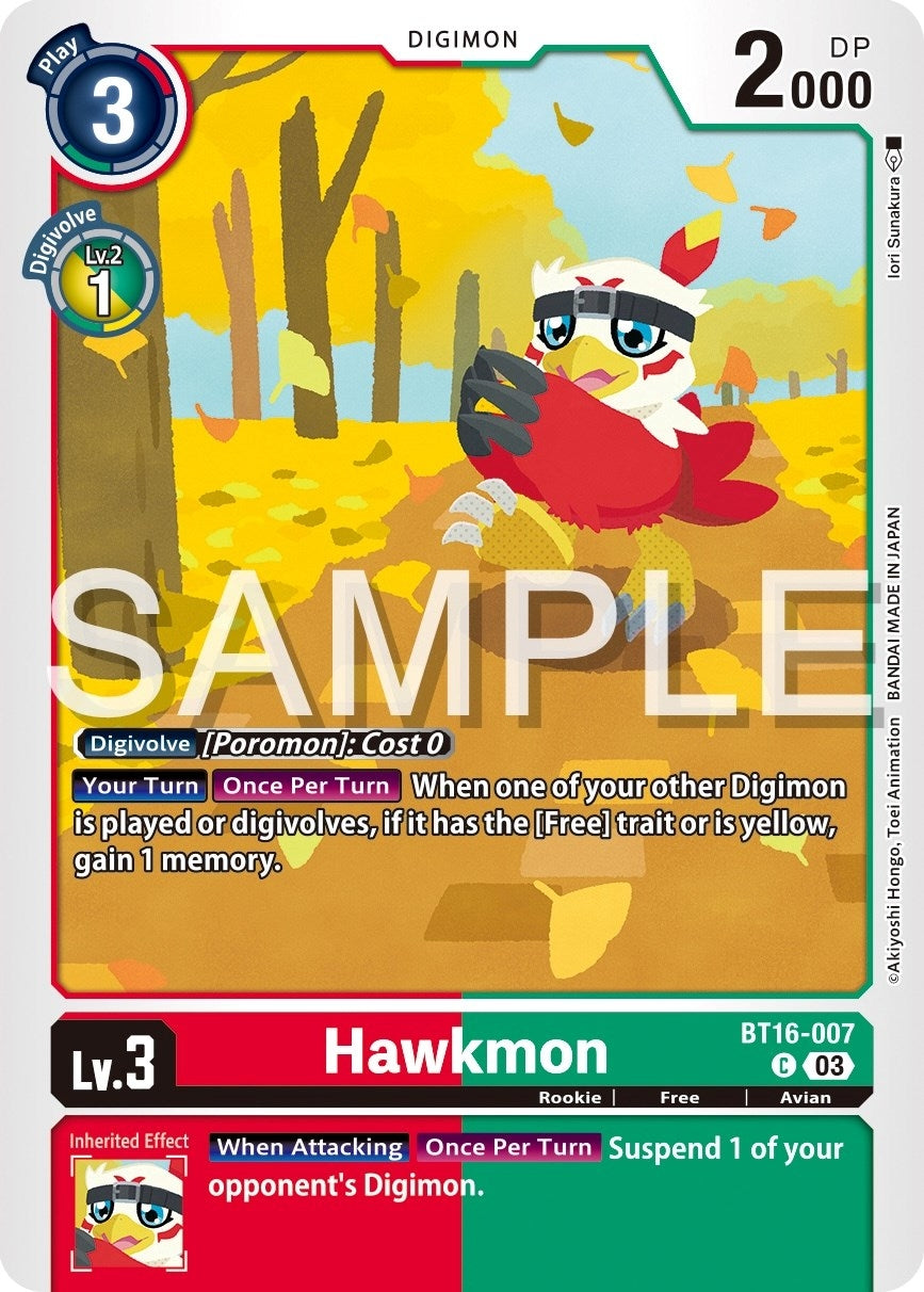 Hawkmon (16007) [BT16] - Digimon Card Game Single