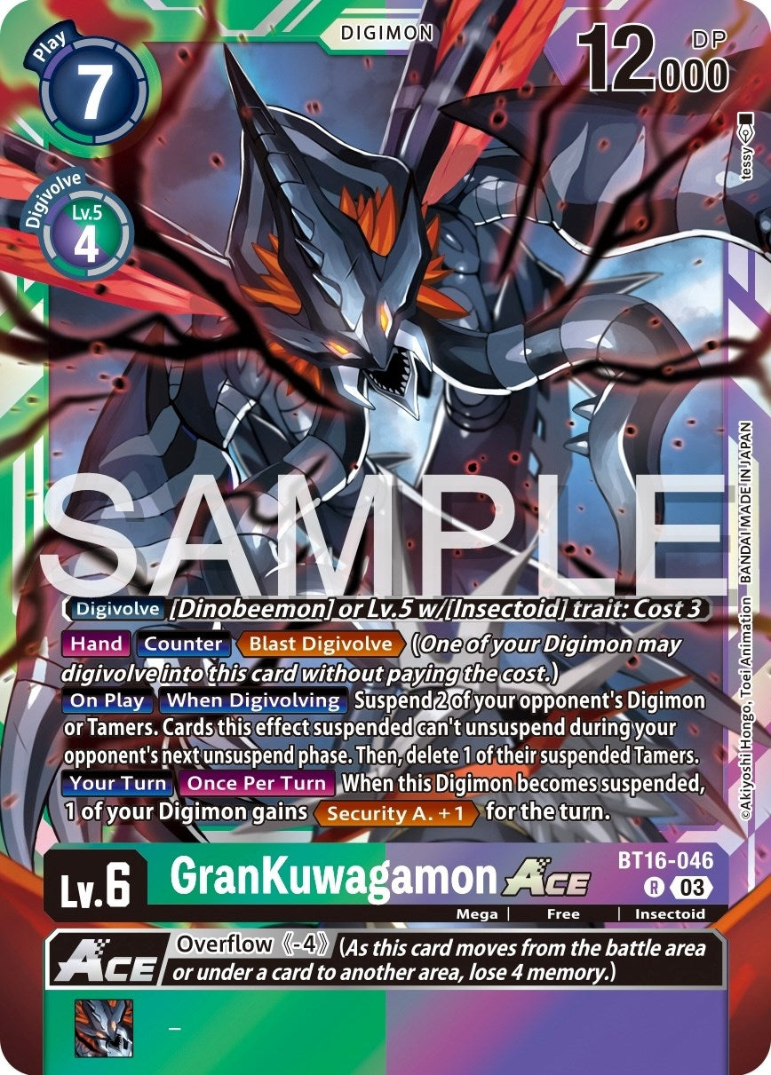 GranKuwagamon ACE (16046) [BT16] - Digimon Card Game Single