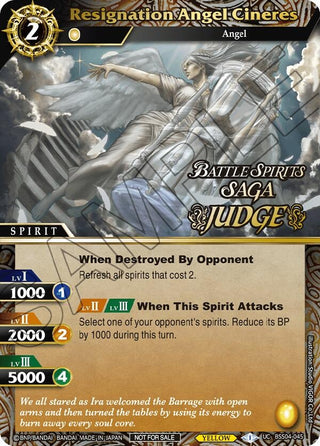Resignation Angel Cineres (Judge Pack 2024 Vol. 1) (4045) [LEP] - Battle Spirits Saga Single