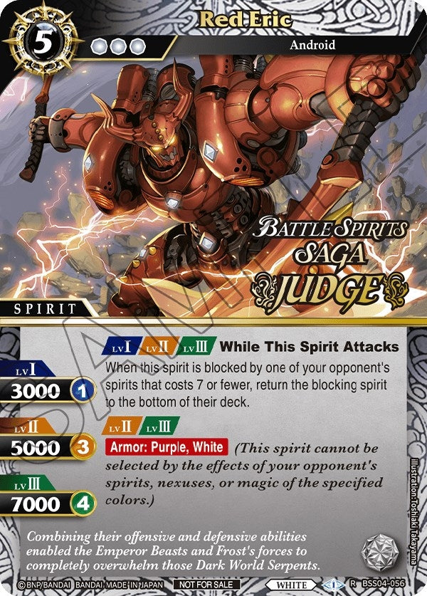 Red Eric (Judge Pack 2024 Vol. 1) (4056) [LEP] - Battle Spirits Saga Single