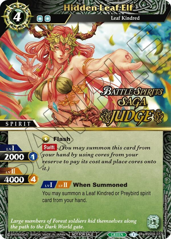 Hidden Leaf Elf (Judge Pack 2024 Vol. 1) (4077) [LEP] - Battle Spirits Saga Single