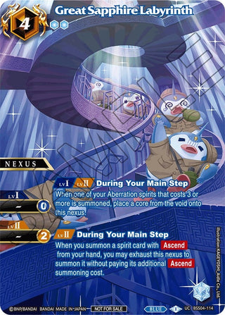 Great Sapphire Labyrinth (Exclusive Nexus Pack Vol. 1) (4114) [LEP] - Battle Spirits Saga Single