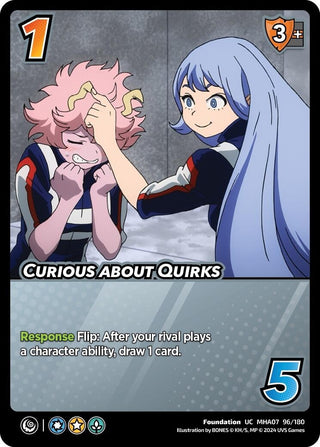 Curious About Quirks (96) [MHA7] - UniVersus Single