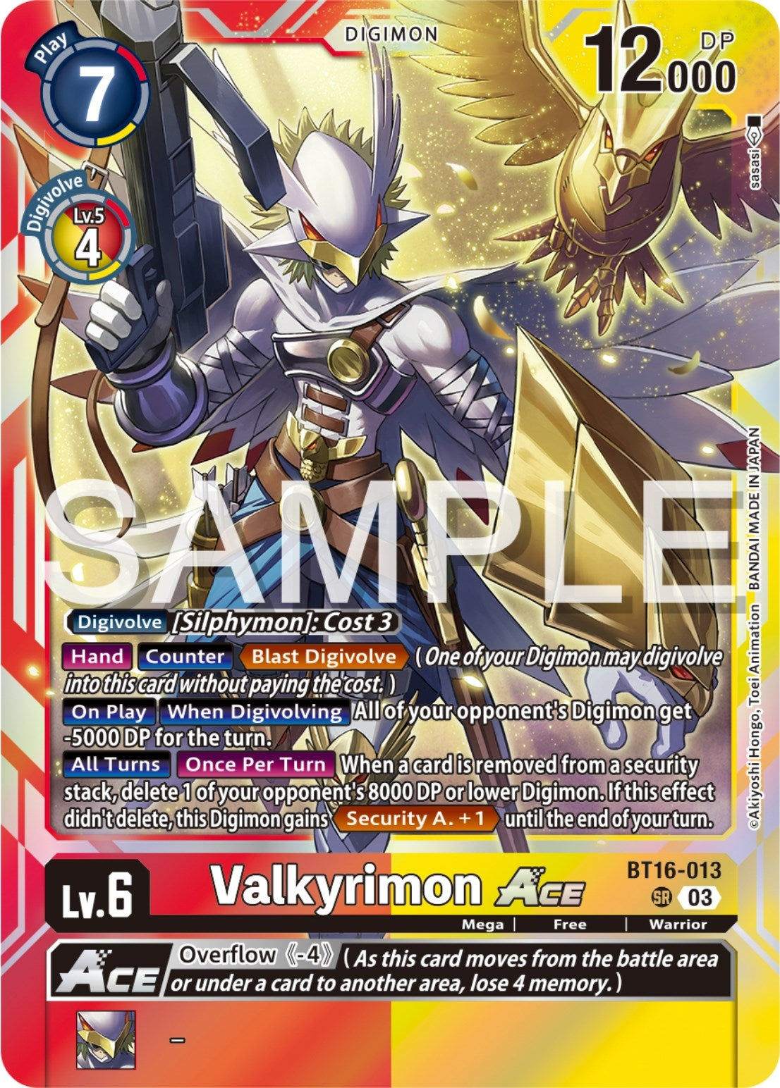 Valkyrimon ACE (16013) [BT16] - Digimon Card Game Single