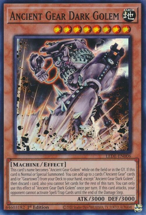 Ancient Gear Dark Golem (6) (LEDE) - YuGiOh Single