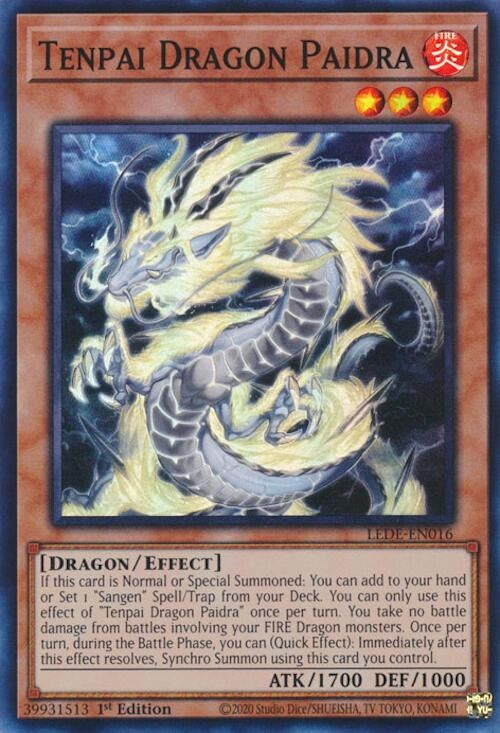 Tenpai Dragon Paidra (16) (LEDE) - YuGiOh Single