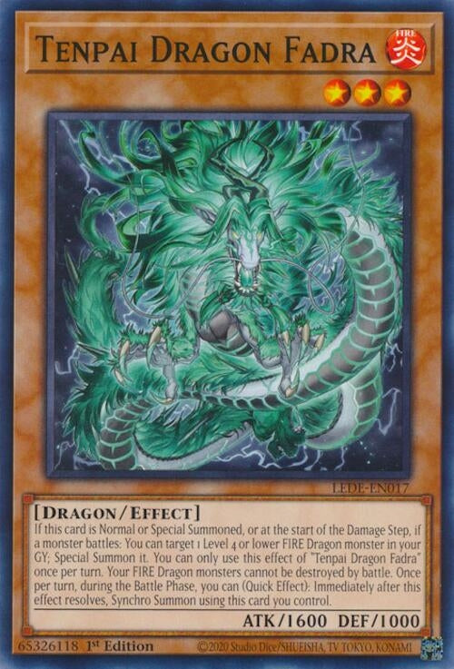 Tenpai Dragon Fadra (17) (LEDE) - YuGiOh Single