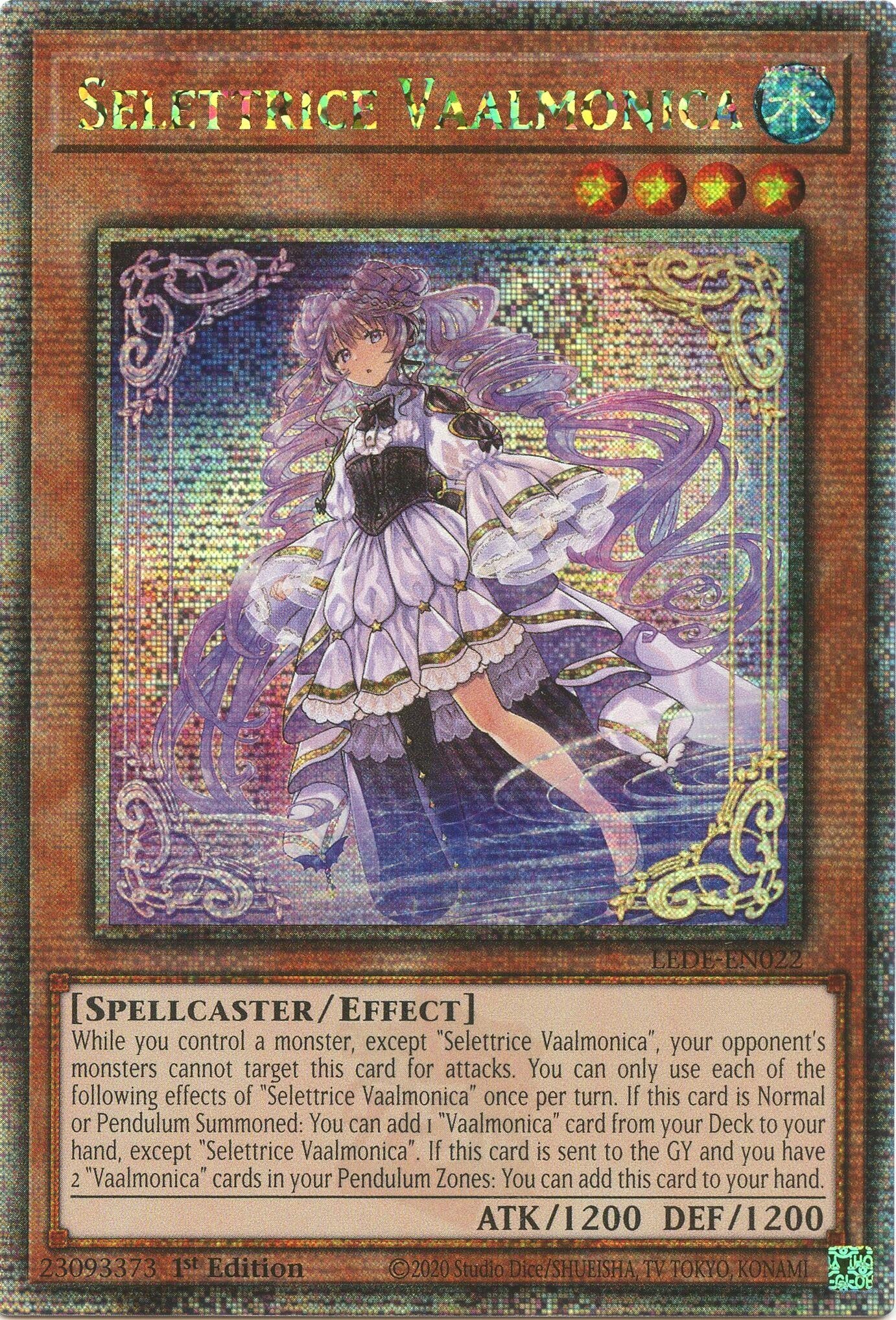 Selettrice Vaalmonica (Quarter Century Secret Rare) (22) (LEDE) - YuGiOh Single