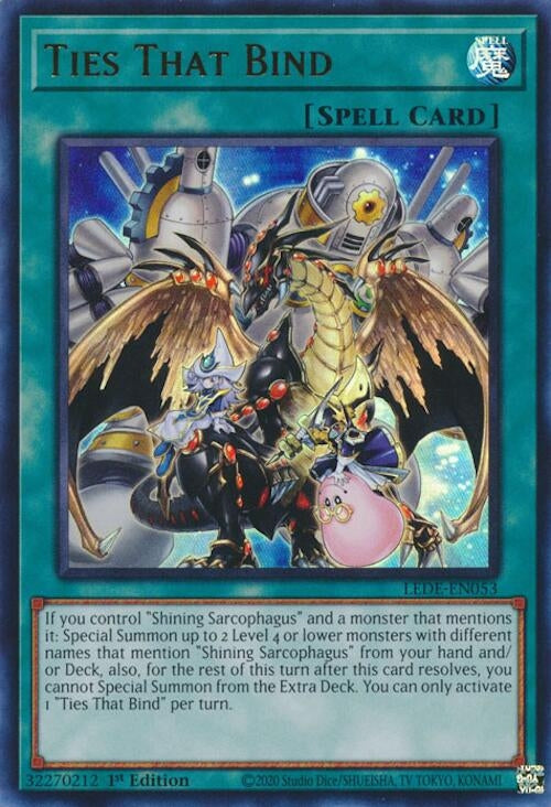 Ties That Bind (53) (LEDE) - YuGiOh Single