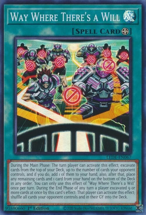 Way Where There’s a Will (67) (LEDE) - YuGiOh Single