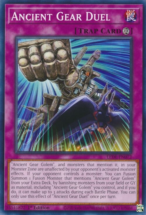 Ancient Gear Duel (72) (LEDE) - YuGiOh Single