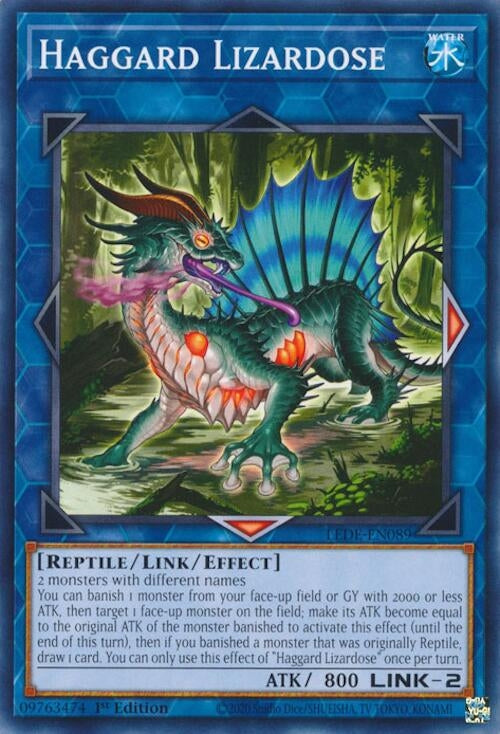 Haggard Lizardose (89) (LEDE) - YuGiOh Single