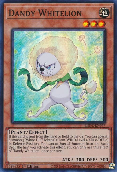 Dandy Whitelion (97) (LEDE) - YuGiOh Single